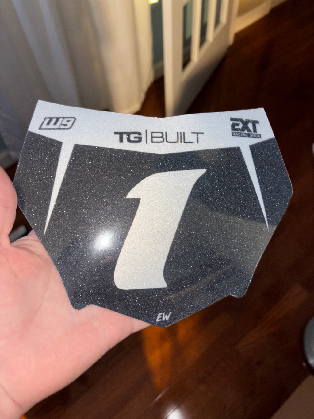 Motocutz Number Plate Decal