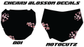 Cherry Blossom Edition Motocutz/ODI Number Plate Decal