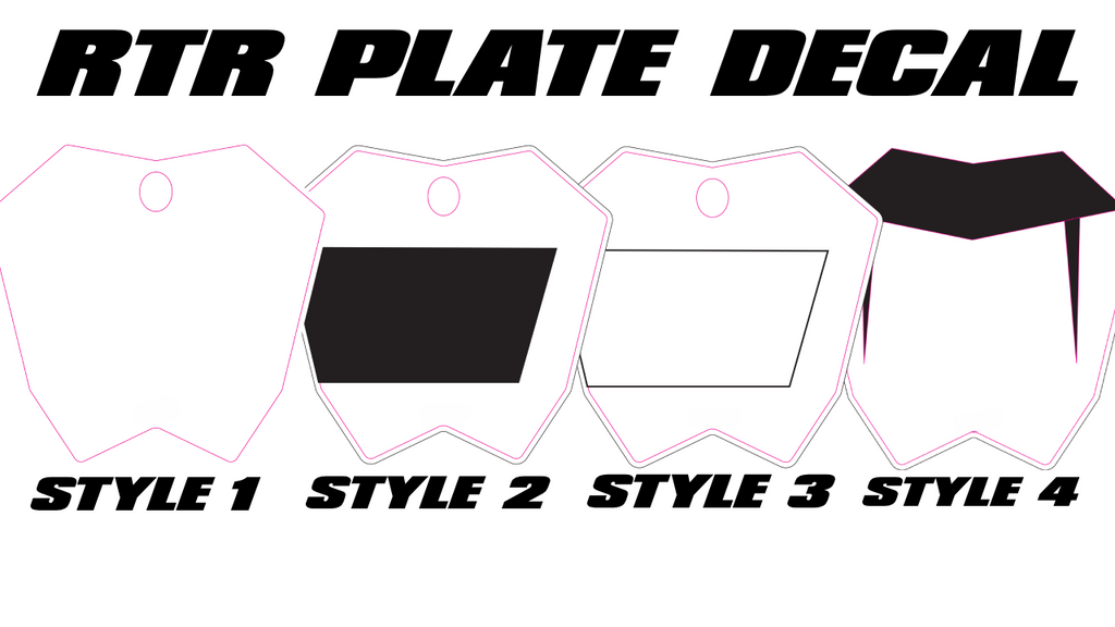ETM RTR Front Plate Decal