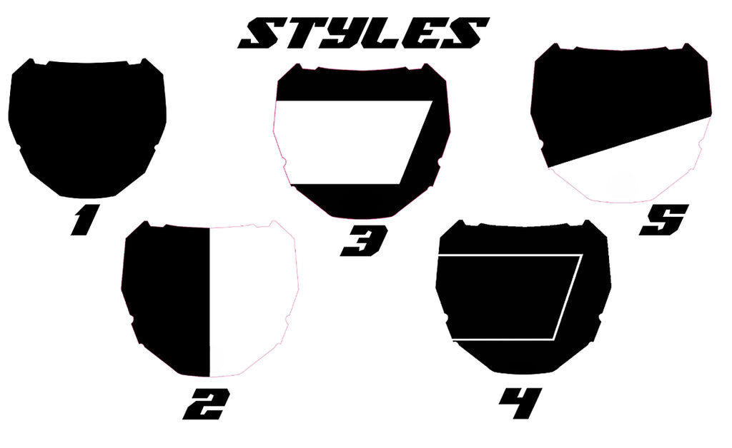 ODI Number Plate Decal