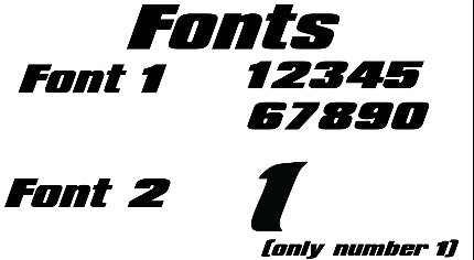ETM RTR Front Plate Decal